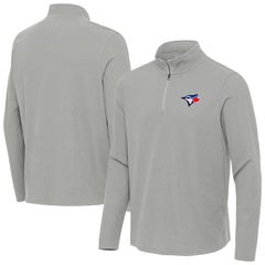 Toronto Blue Jays Antigua Sync Tri-Blend Quarter-Zip Pullover - MLB