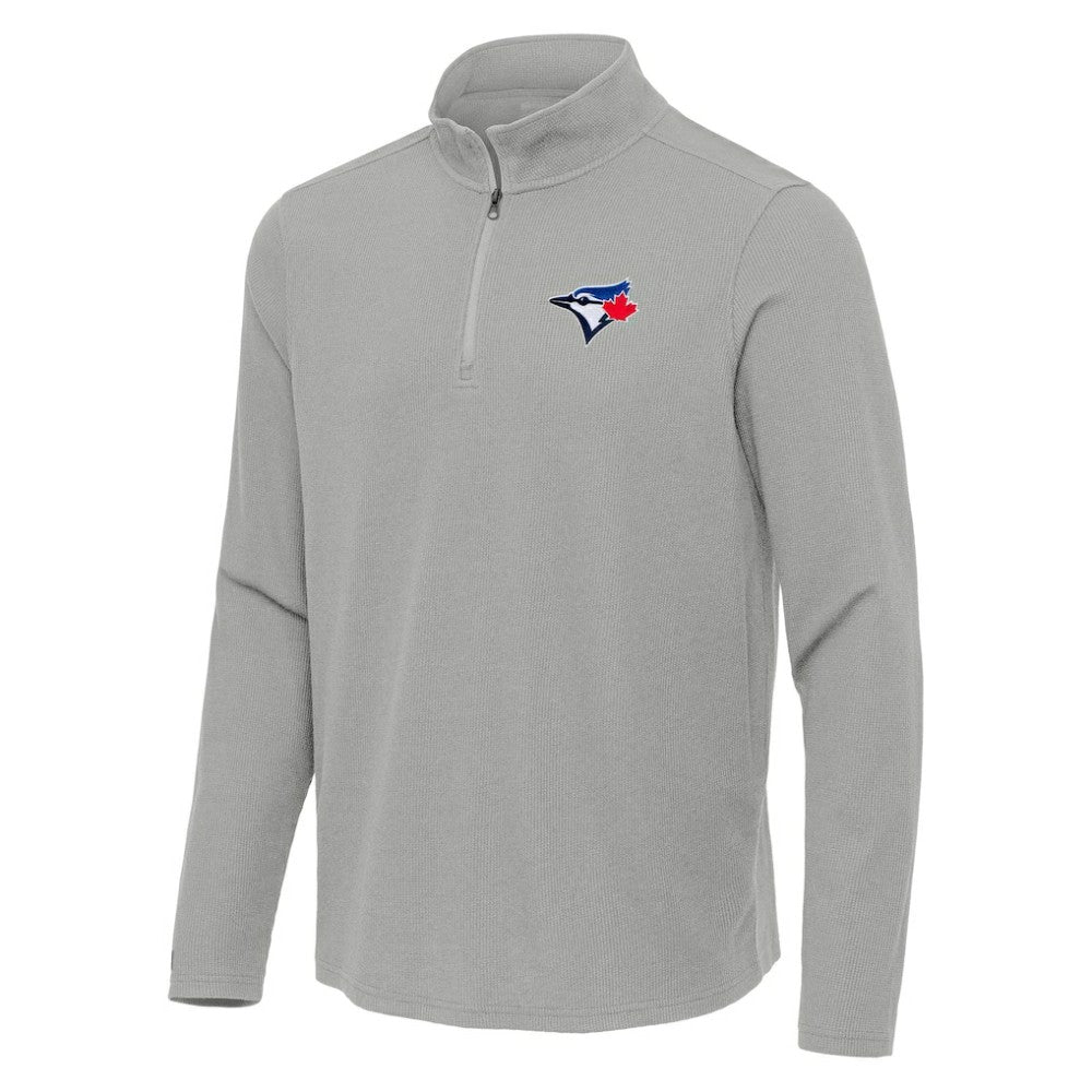 Toronto Blue Jays Antigua Sync Tri-Blend Quarter-Zip Pullover - MLB