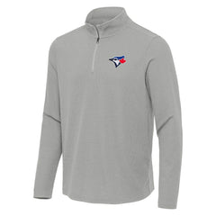 Toronto Blue Jays Antigua Sync Tri-Blend Quarter-Zip Pullover - MLB