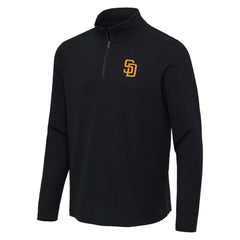 San Diego Padres Antigua Sync Tri-Blend Quarter-Zip Pullover - MLB