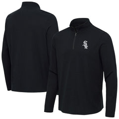 Chicago White Sox Antigua Sync Tri-Blend Quarter-Zip Pullover - MLB