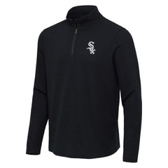 Chicago White Sox Antigua Sync Tri-Blend Quarter-Zip Pullover - MLB