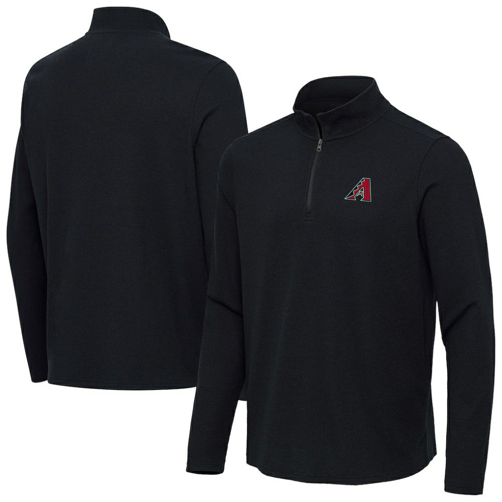 Arizona Diamondbacks Antigua Sync Tri-Blend Quarter-Zip Pullover - MLB