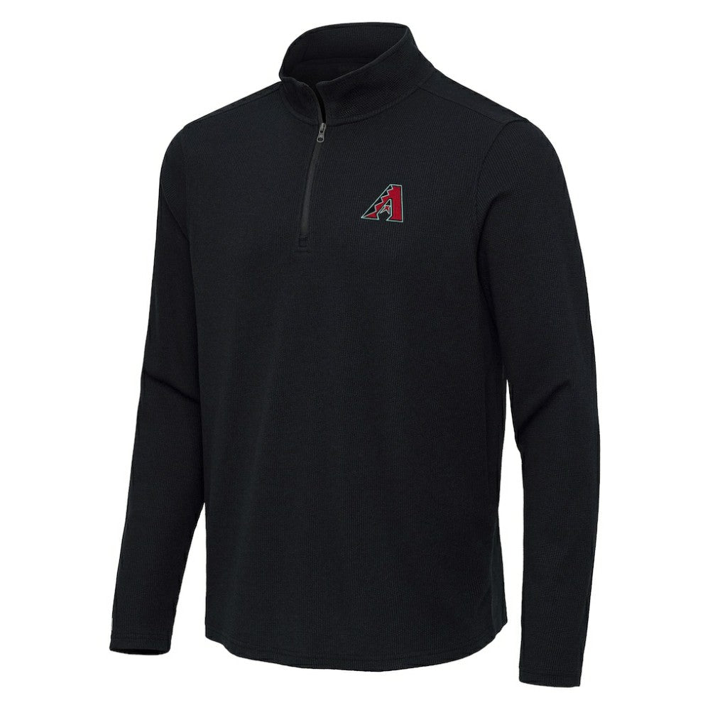 Arizona Diamondbacks Antigua Sync Tri-Blend Quarter-Zip Pullover - MLB
