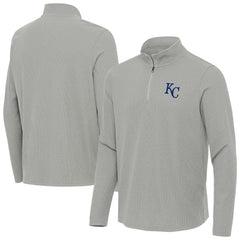 Kansas City Royals Antigua Sync Tri-Blend Quarter-Zip Pullover - MLB