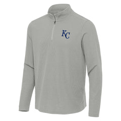 Kansas City Royals Antigua Sync Tri-Blend Quarter-Zip Pullover - MLB