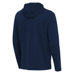 Washington Nationals Antigua Connected Quarter-Zip Pullover Hoodie - MLB