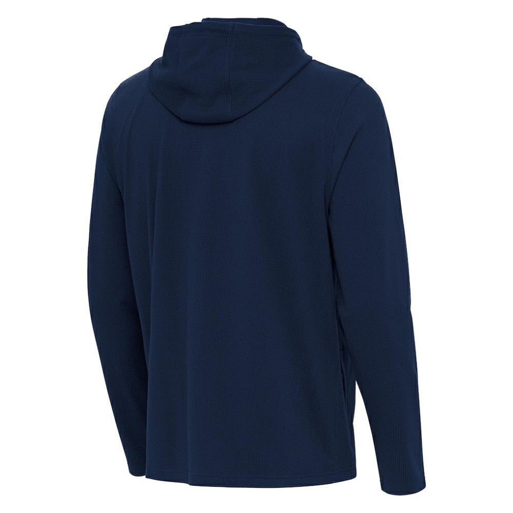 Seattle Mariners Antigua Connected Quarter-Zip Pullover Hoodie - MLB