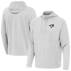 Toronto Blue Jays Antigua Connected Quarter-Zip Pullover Hoodie - MLB