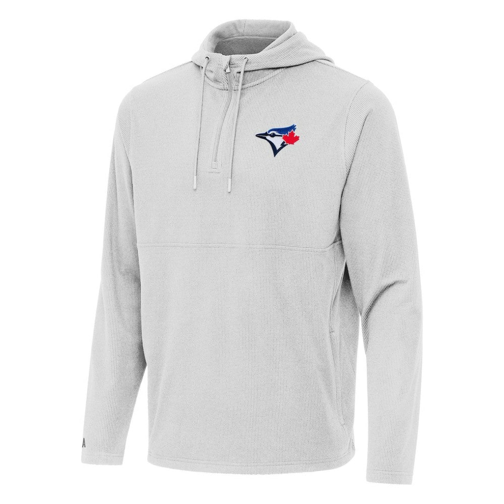Toronto Blue Jays Antigua Connected Quarter-Zip Pullover Hoodie - MLB