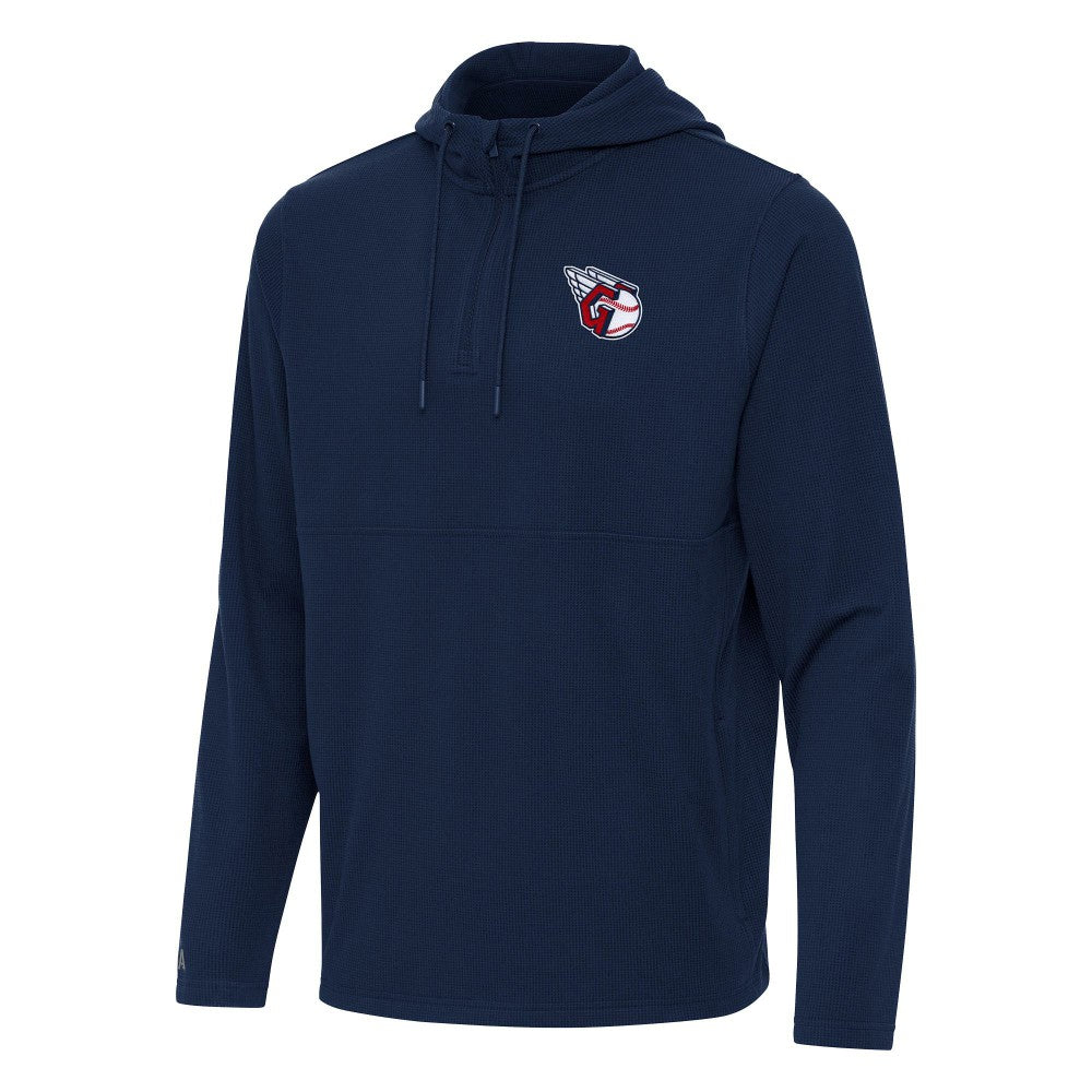 Cleveland Guardians Antigua Connected Quarter-Zip Pullover Hoodie - MLB