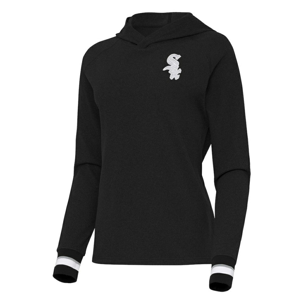 Chicago White Sox Antigua Women's Trek Pullover Hoodie - MLB