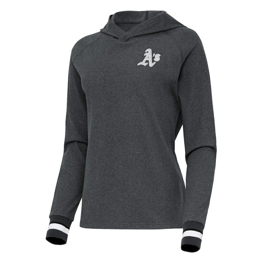 Athletics Antigua Women's Trek Pullover Hoodie - MLB