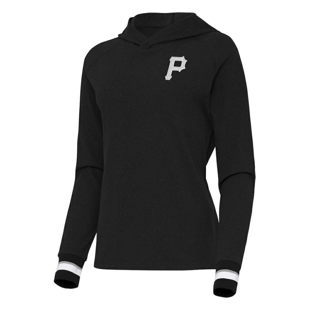 Pittsburgh Pirates Antigua Women's Trek Pullover Hoodie - MLB