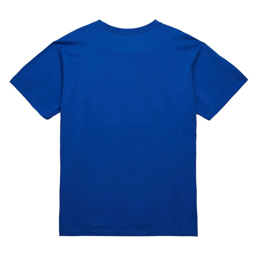 New York Knicks Hardwood Classics Vintage Logo T-Shirt Blue - NBA
