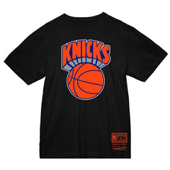 New York Knicks Hardwood Classics Vintage Logo T-Shirt Black - NBA