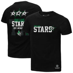 Dallas Stars Mitchell & Ness Home T-Shirt - Black - NHL