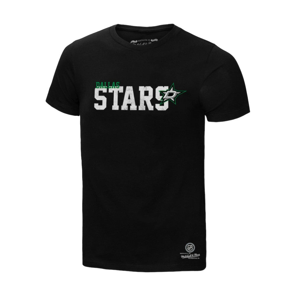 Dallas Stars Mitchell & Ness Home T-Shirt - Black - NHL