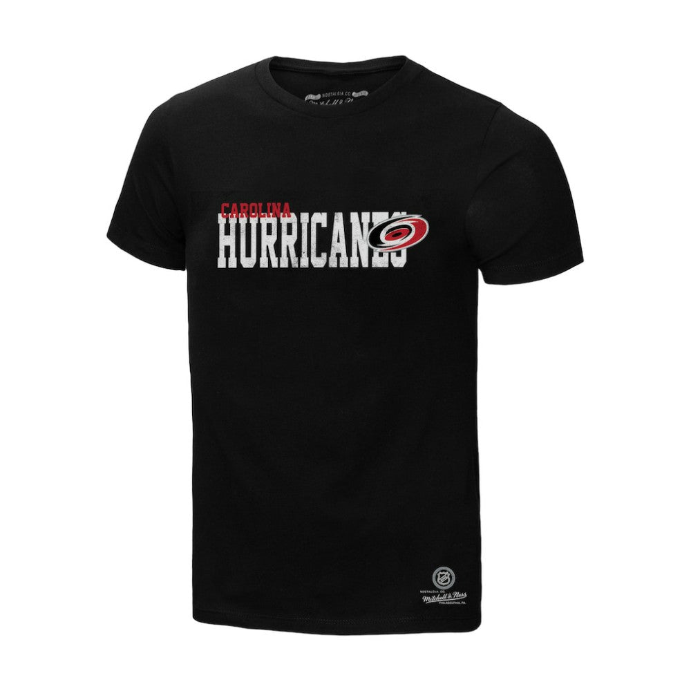 Carolina Hurricanes Mitchell & Ness Home T-Shirt - Black - NHL