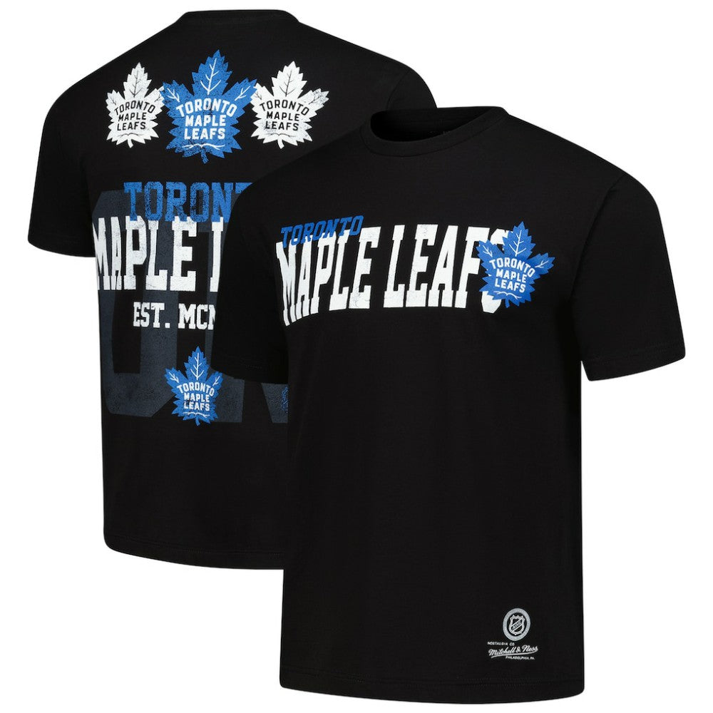 Toronto Maple Leafs Mitchell & Ness Home T-Shirt - Black - NHL