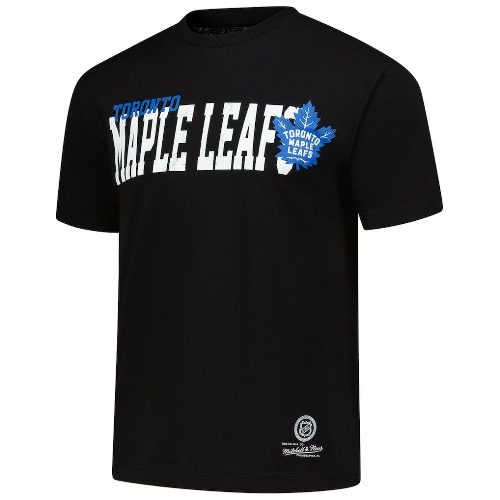 Toronto Maple Leafs Mitchell & Ness Home T-Shirt - Black - NHL