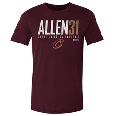 Jarrett Allen Cleveland Cavaliers 500 Level Elite Player T-Shirt Wine - NBA