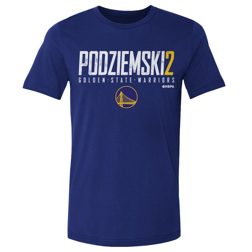 Brandin Podziemski Golden State Warriors 500 Level Elite Player T-Shirt Royal - NBA