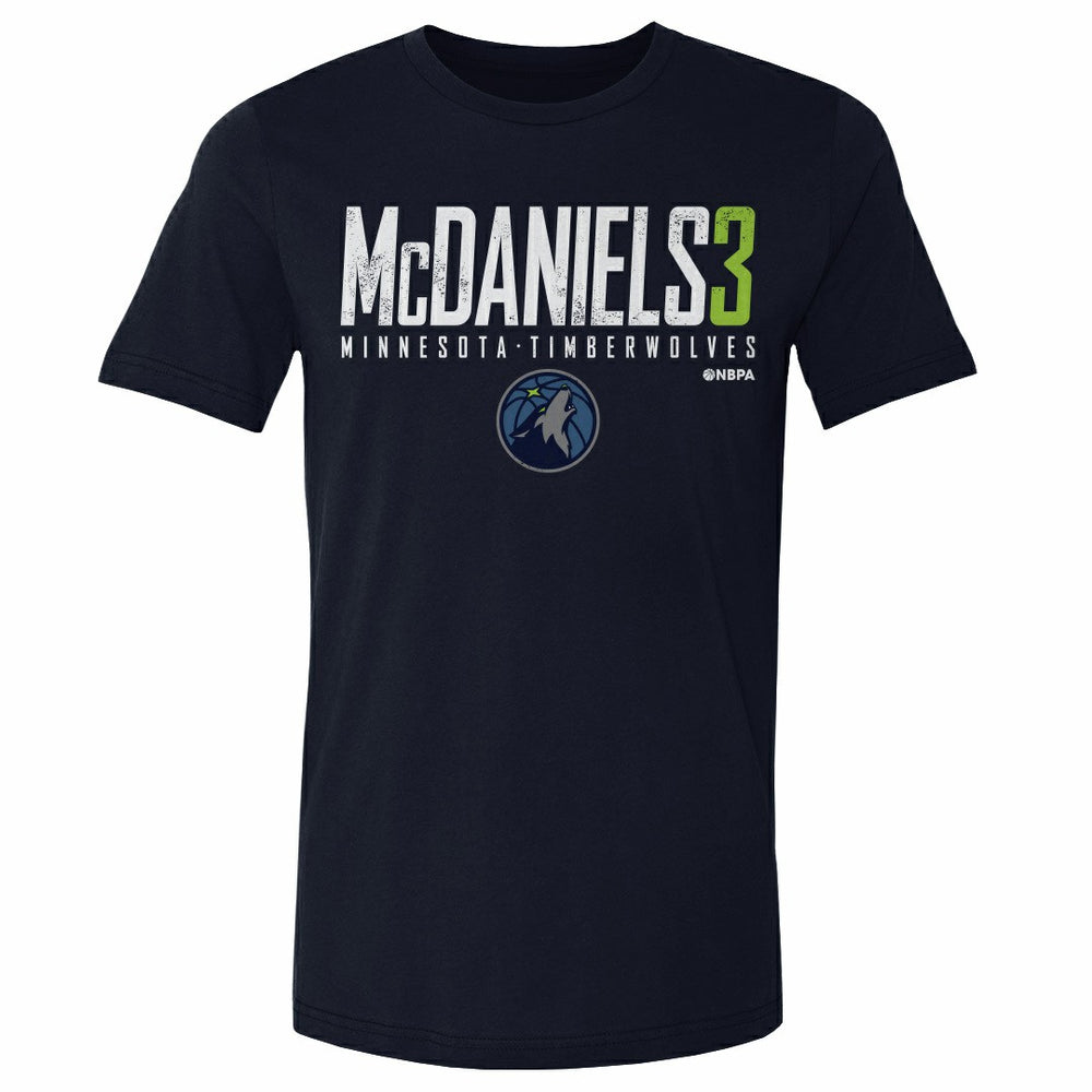 Jaden McDaniels Minnesota Timberwolves 500 Level Elite Player T-Shirt Navy - NBA