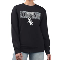 Chicago White Sox Starter Women's Team Color Shading Fleece Pullover Sweatshirt - MLB