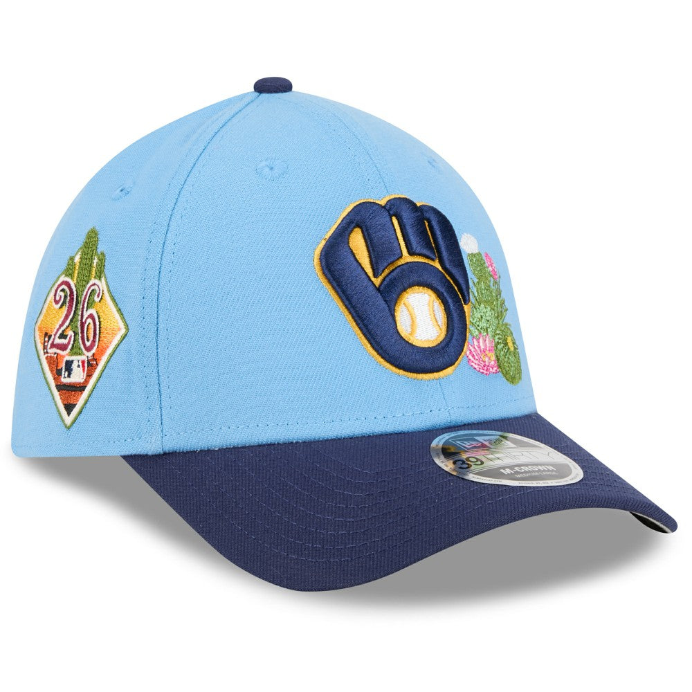 Milwaukee Brewers New Era 2026 Spring Training M-Crown 39THIRTY Flex Hat - MLB