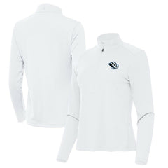 Utah Mammoth Antigua Women's Tribute Half-Zip Pullover - White - NHL