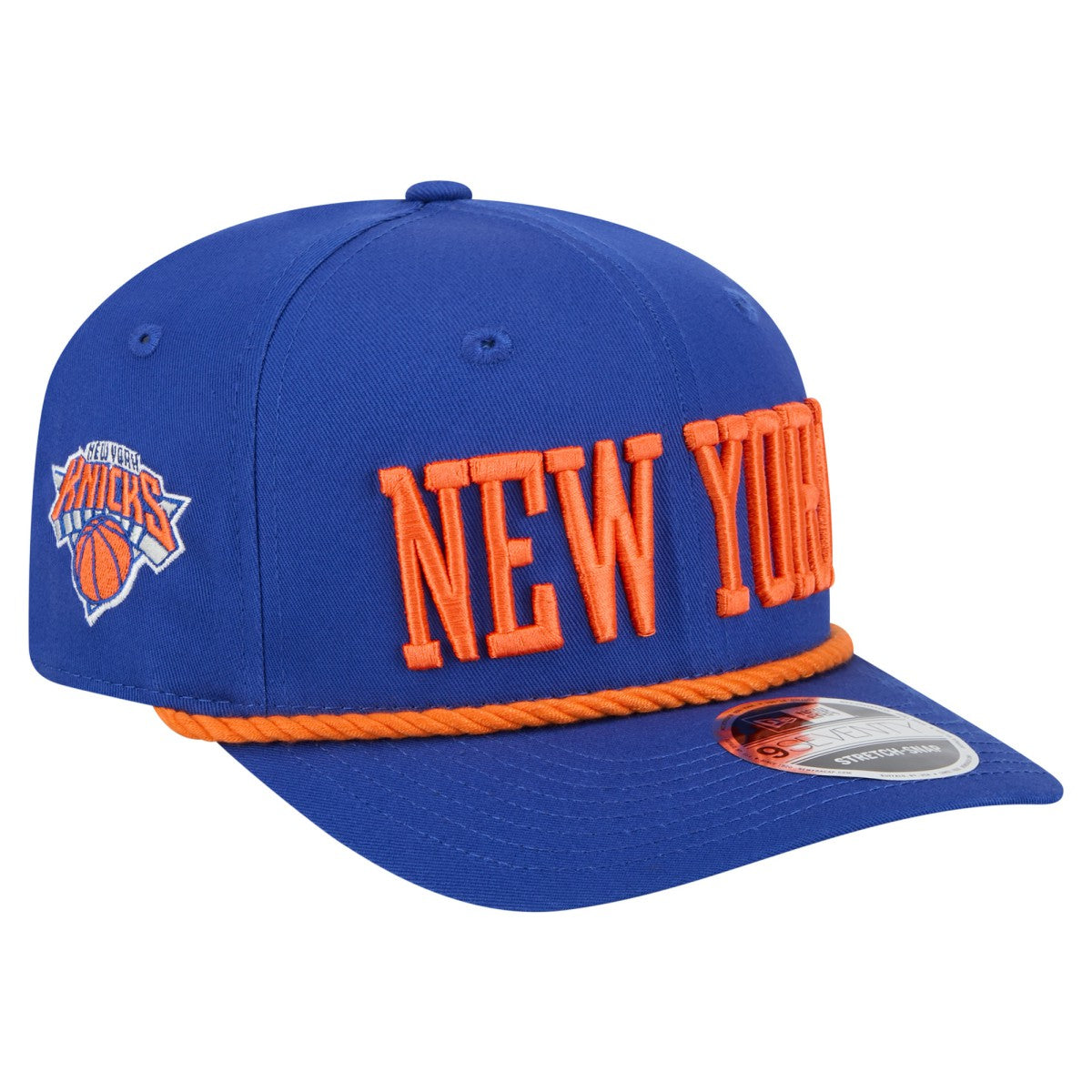 New York Knicks Wordmark Rope 9SEVENTY Adjustable Hat Blue - NBA