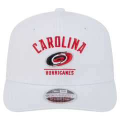 Carolina Hurricanes New Era Team Lockup Basic 9SEVENTY Adjustable Hat - White - NHL