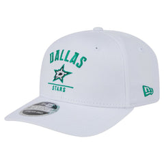Dallas Stars New Era Team Lockup Basic 9SEVENTY Adjustable Hat - White - NHL