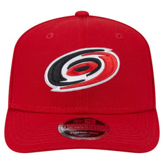 Carolina Hurricanes New Era Logo Basic 9SEVENTY Adjustable Hat - Red - NHL