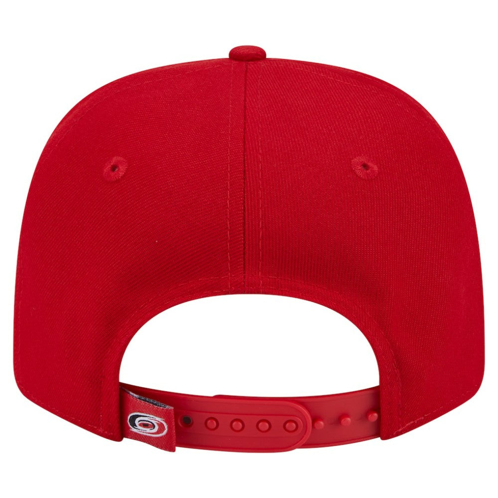 Carolina Hurricanes New Era Logo Basic 9SEVENTY Adjustable Hat - Red - NHL