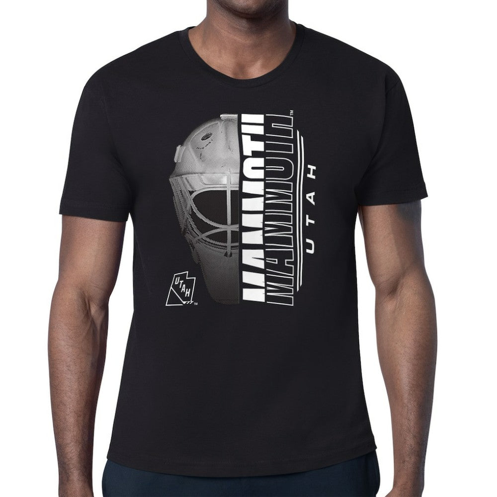 Utah Mammoth Starter Half Helmet T-Shirt - Black - NHL