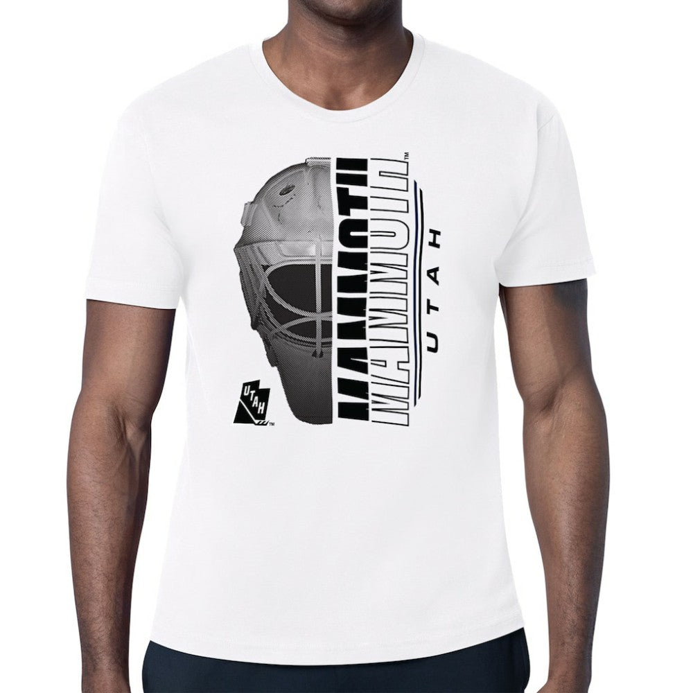 Utah Mammoth Starter Half Helmet T-Shirt - White - NHL