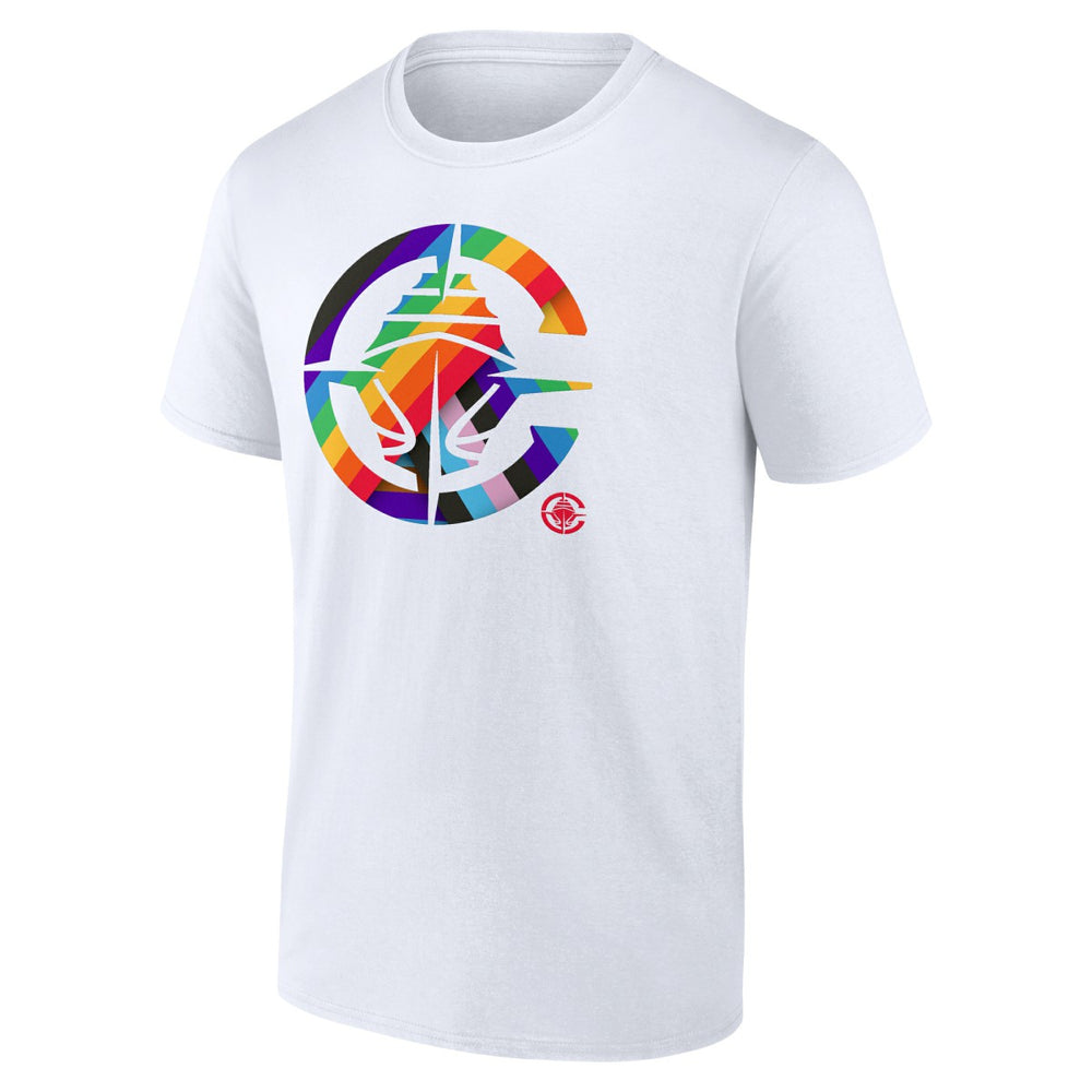 LA Clippers Team Logo Pride T-Shirt White - NBA