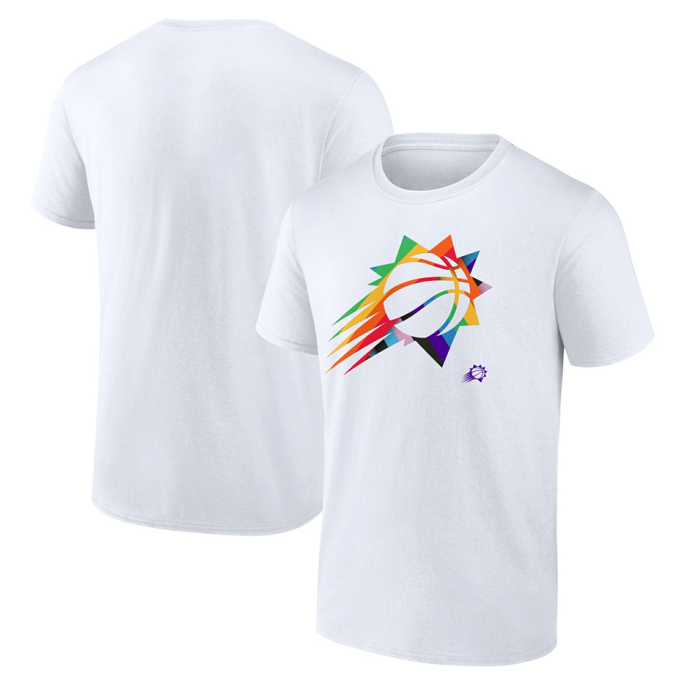 Phoenix Suns Team Logo Pride T-Shirt White - NBA