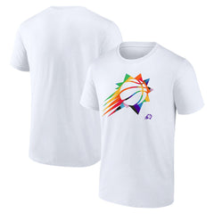 Phoenix Suns Team Logo Pride T-Shirt White - NBA