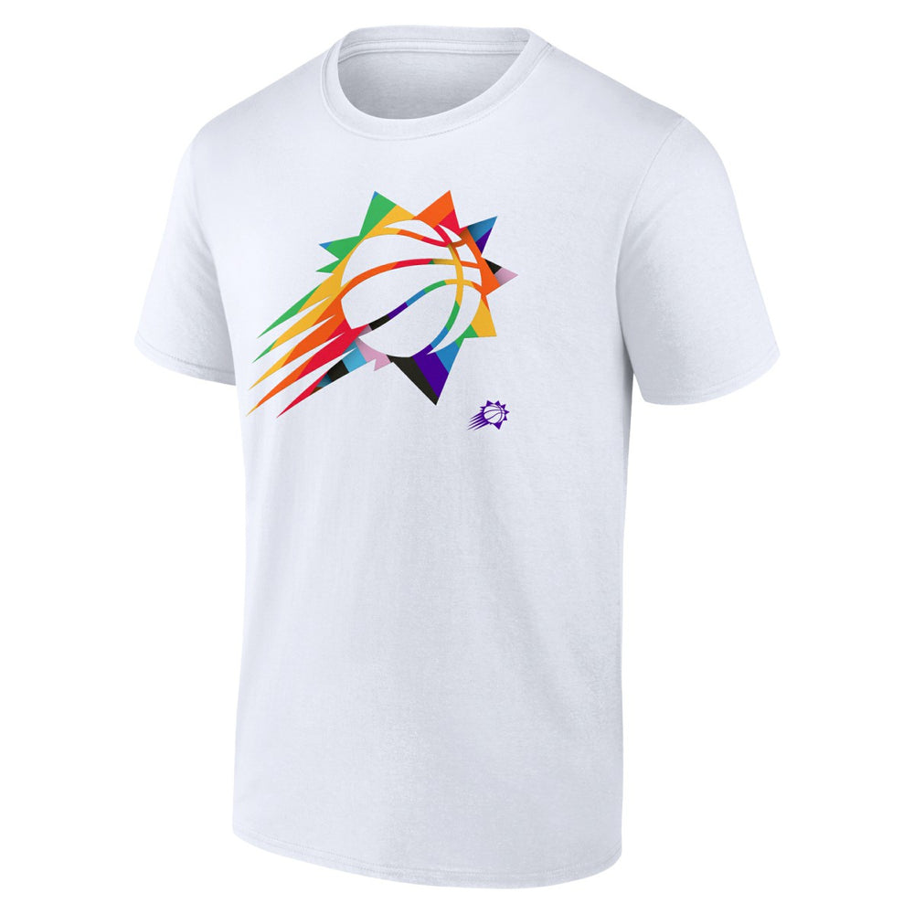 Phoenix Suns Team Logo Pride T-Shirt White - NBA