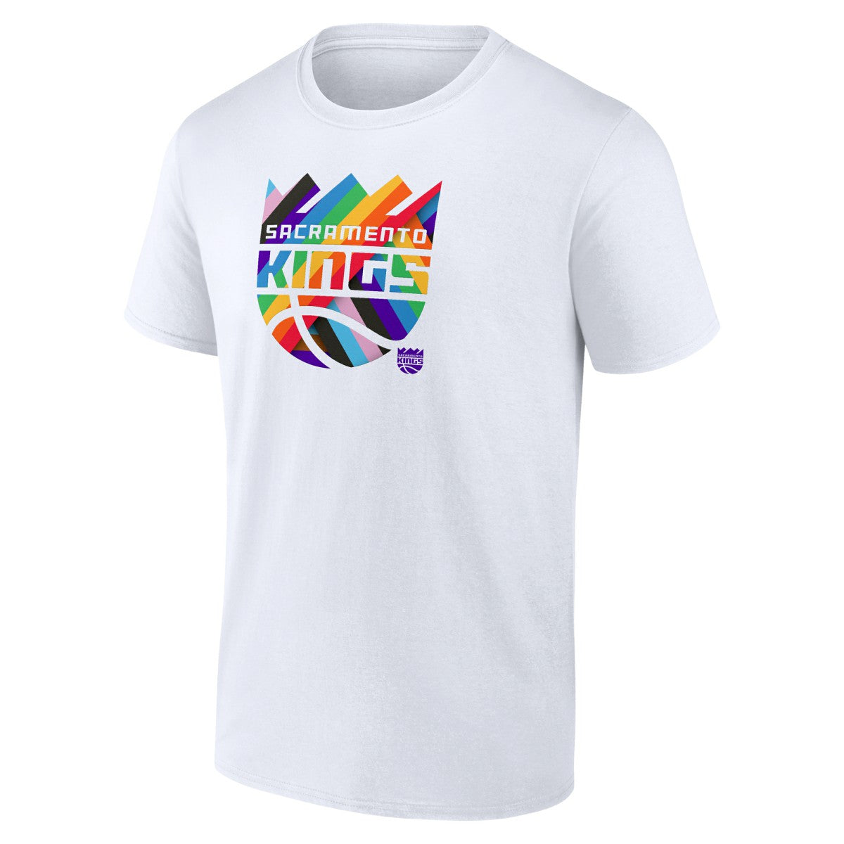 Sacramento Kings Team Logo Pride T-Shirt White - NBA