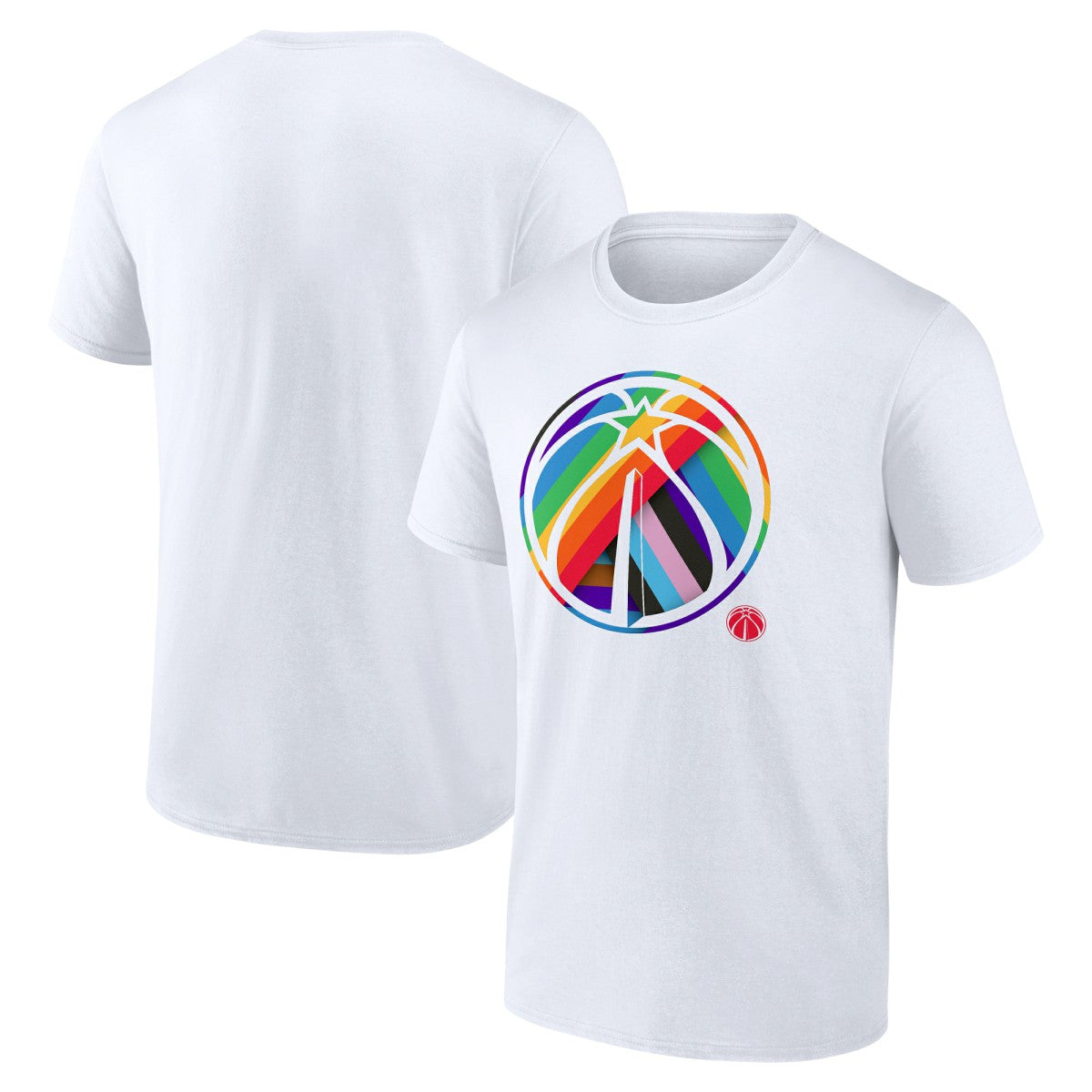 Washington Wizards Team Logo Pride T-Shirt White - NBA