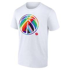 Washington Wizards Team Logo Pride T-Shirt White - NBA