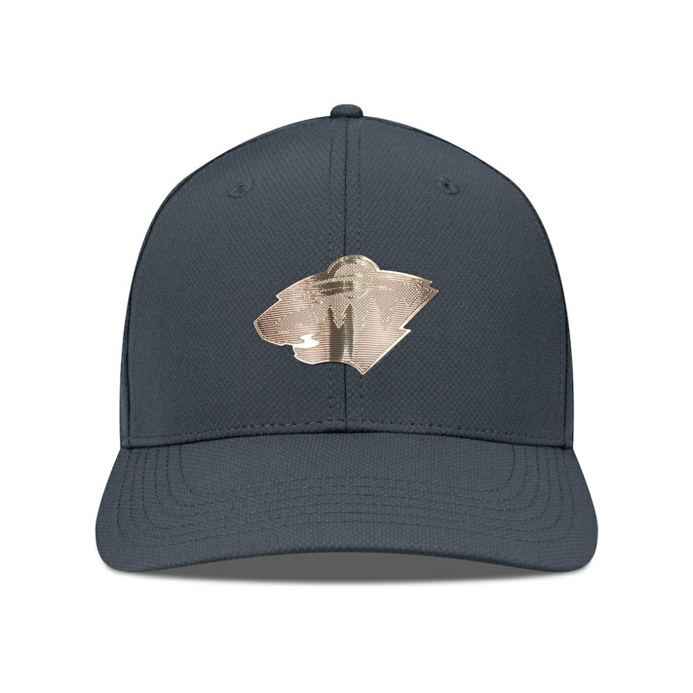 Minnesota Wild Levelwear Rise Copper Insignia Flex Hat - Charcoal - NHL