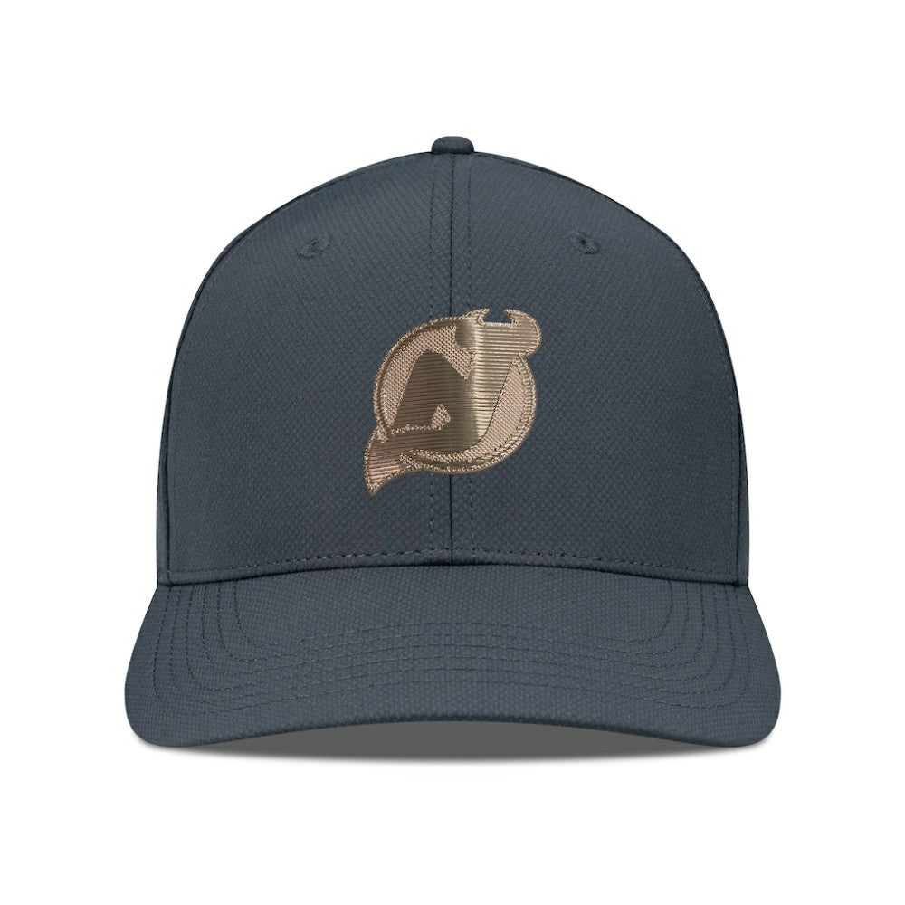 New Jersey Devils Levelwear Rise Copper Insignia Flex Hat - Charcoal - NHL
