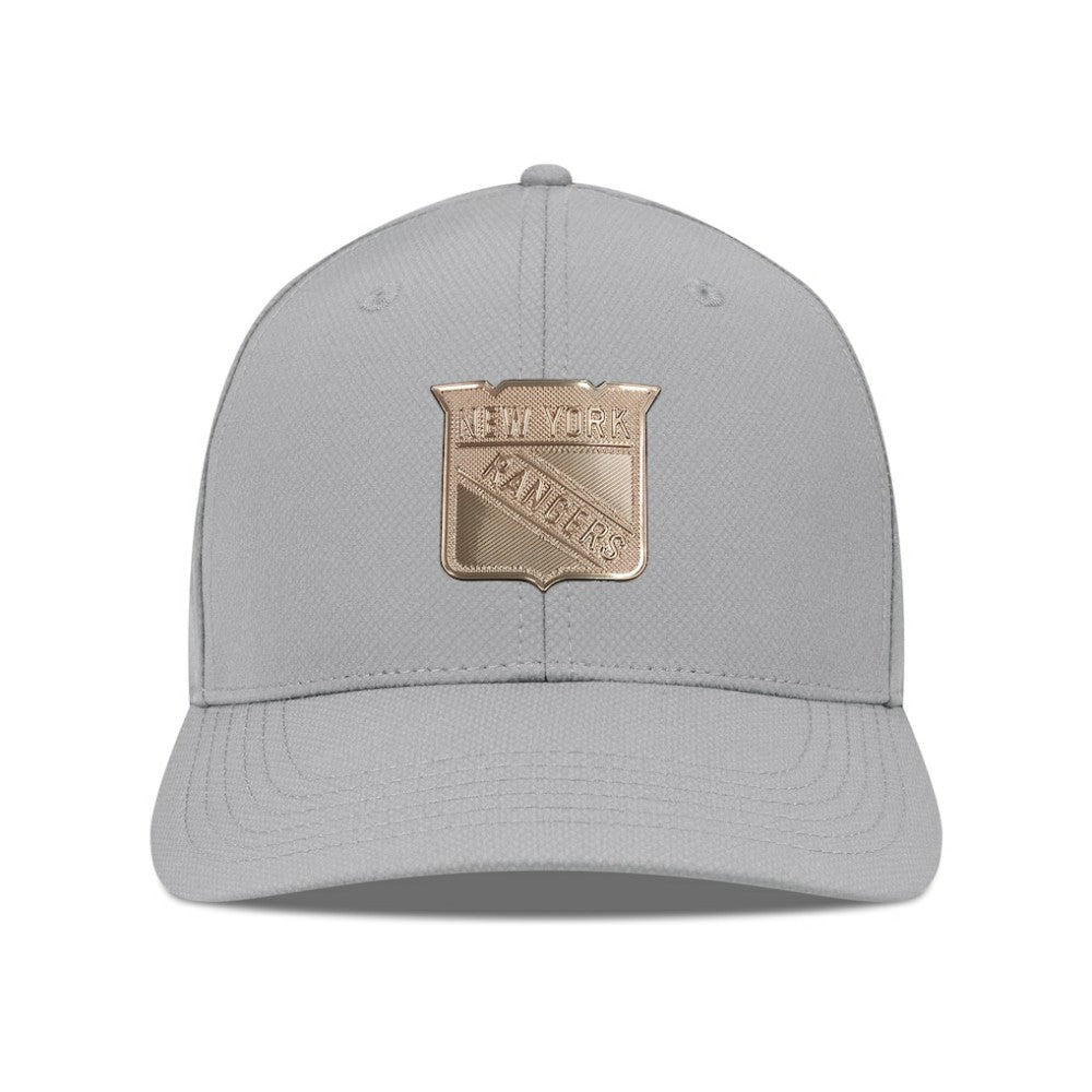 New York Rangers Levelwear Rise Copper Insignia Flex Hat - Gray - NHL