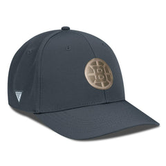 Boston Bruins Levelwear Rise Copper Insignia Flex Hat - Charcoal - NHL