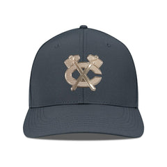 Chicago Blackhawks Levelwear Rise Copper Insignia Flex Hat - Charcoal - NHL